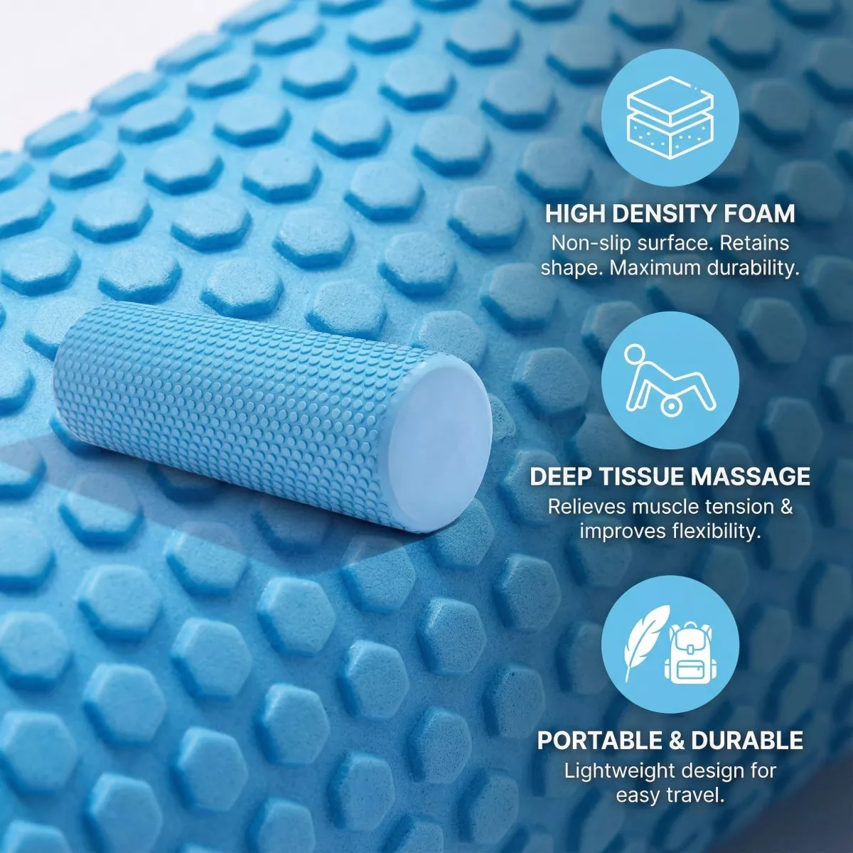 Solid Color EVA Yoga Roller